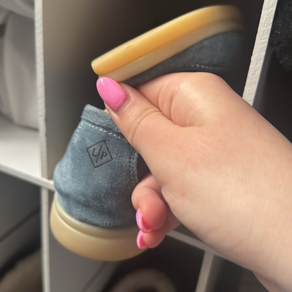 Loro Piana Style Blue Loafers Suede Slip-Ons - Picture 6 of 6